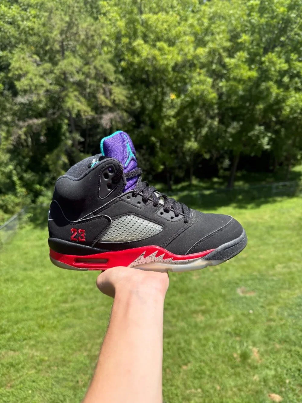 jordan 5 top 3 size 8 mens